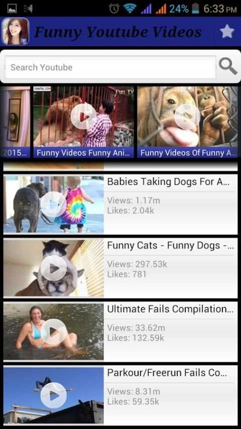 Funny Youtube Videos स्क्रीनशॉट 1