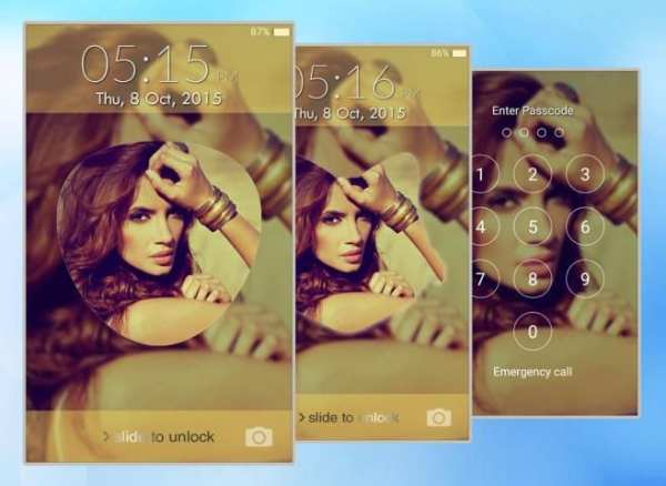 PIP Camera Picture Lock Screen screenshot 5