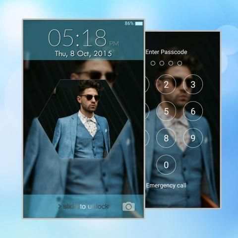 PIP Camera Picture Lock Screen screenshot 2