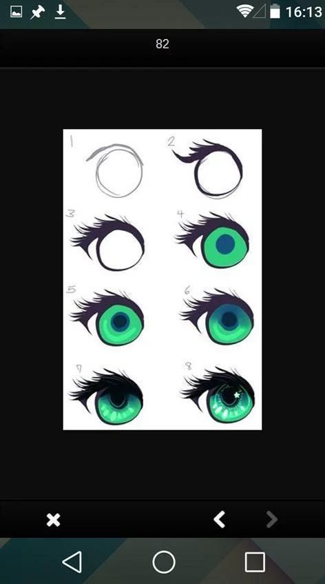 cara menggambar mata anime screenshot 3