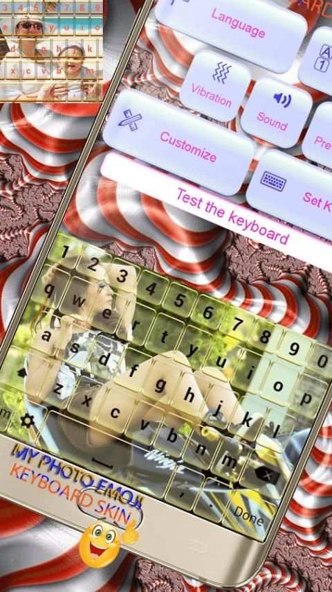 Foto keyboard dengan emoticon screenshot 5