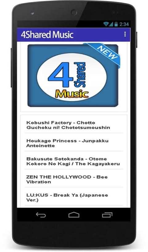 4Shared Top Music screenshot 2