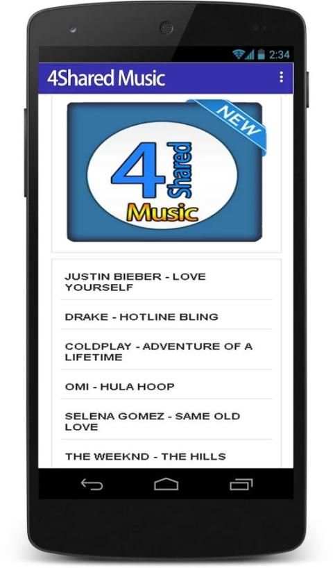 4Shared Top Music screenshot 1