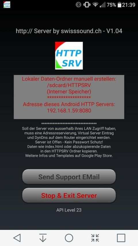 HTTP Server 4" - >10" 1 تصوير الشاشة