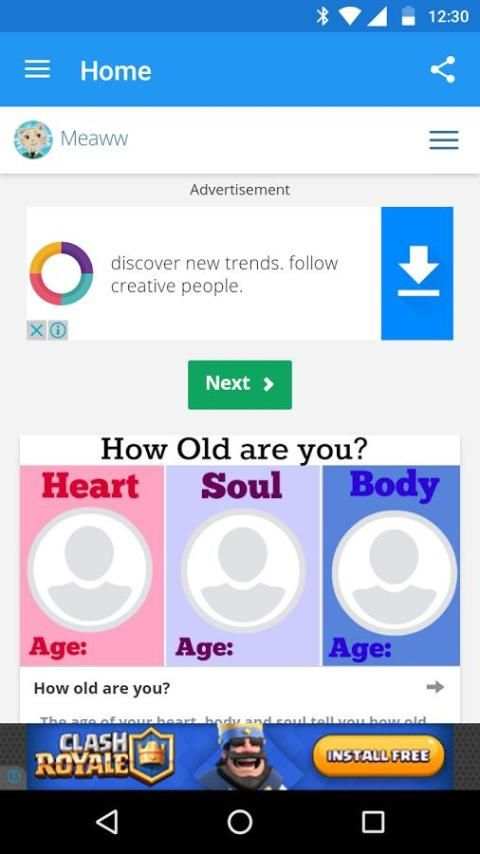 Meaww - Facebook Quiz App screenshot 4