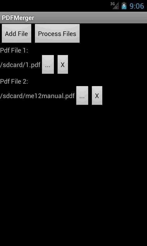 PDFMerger screenshot 4