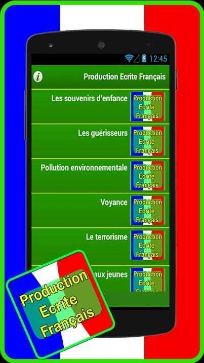 Production Ecrite Français скриншот 1