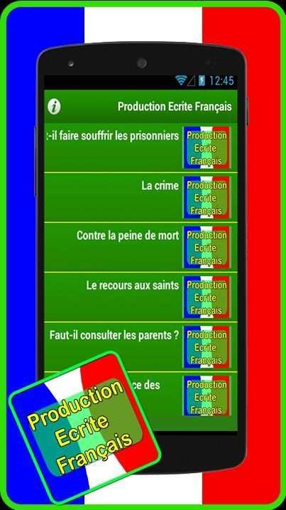 Production Ecrite Français скриншот 6