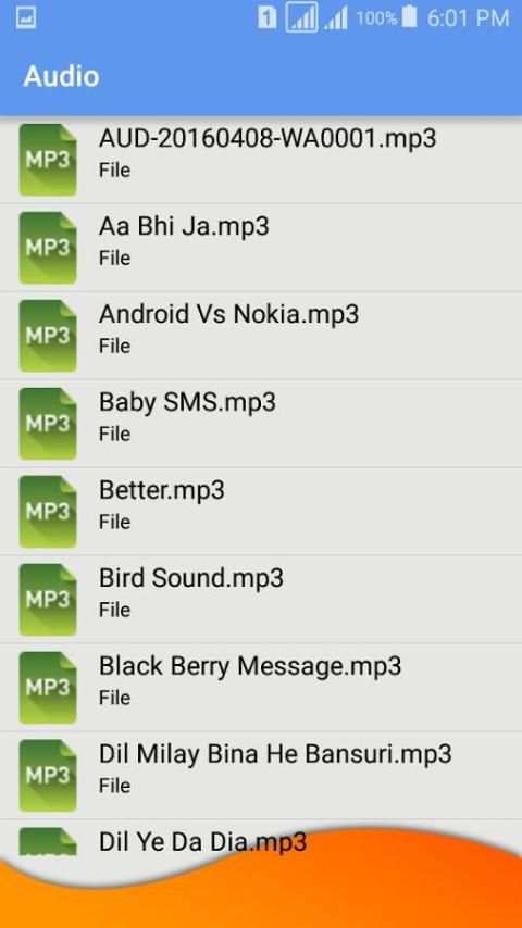 My Files 4 تصوير الشاشة