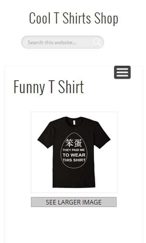 Cool T Shirts Shop screenshot 3