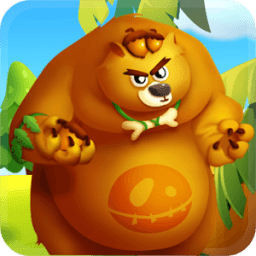 angry bear run 3D आइकन