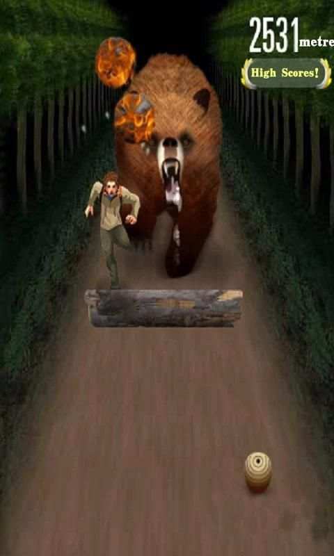 angry bear run 3D скриншот 5