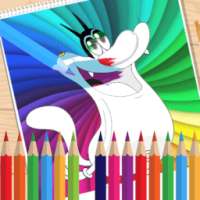 Oggy Coloring For Cockroaches