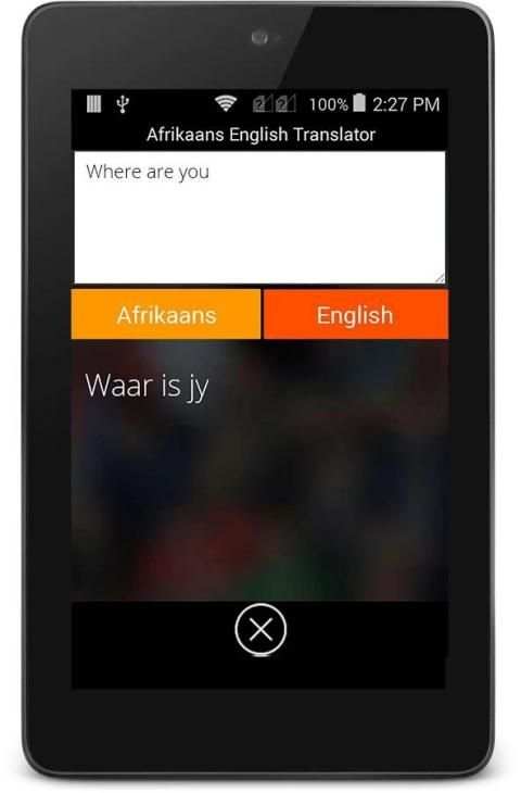 Afrikaans English Translator скриншот 9