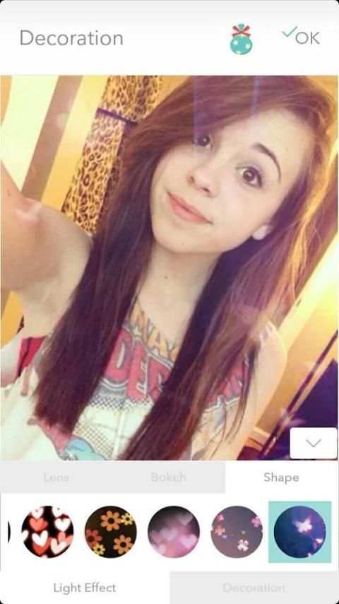 candy selfie camera. screenshot 1