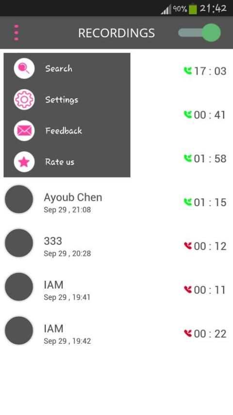 All Call Recorder screenshot 3