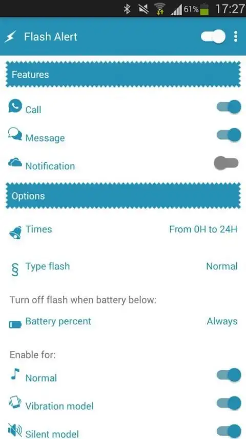 Flash Alert 2 PRO скриншот 3