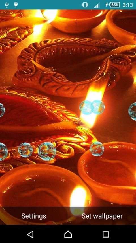 Diwali Bubble Live Wallpaper 4 تصوير الشاشة