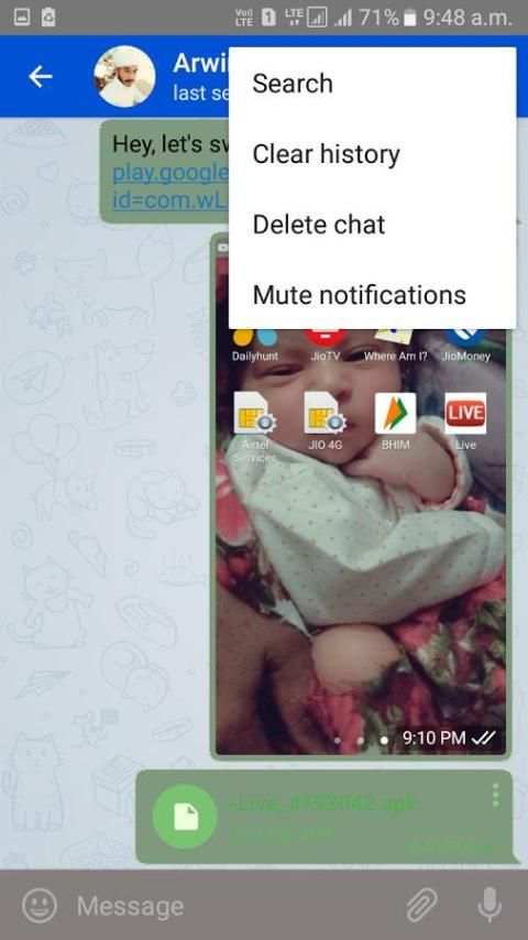 live massanger screenshot 1