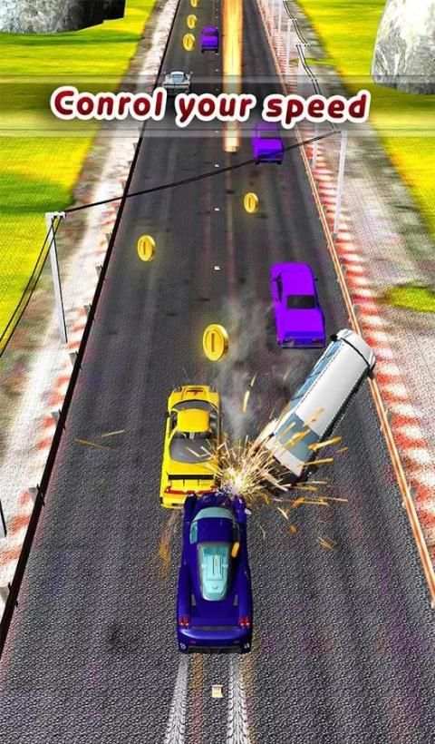 Speed Racing Car 3D скриншот 3