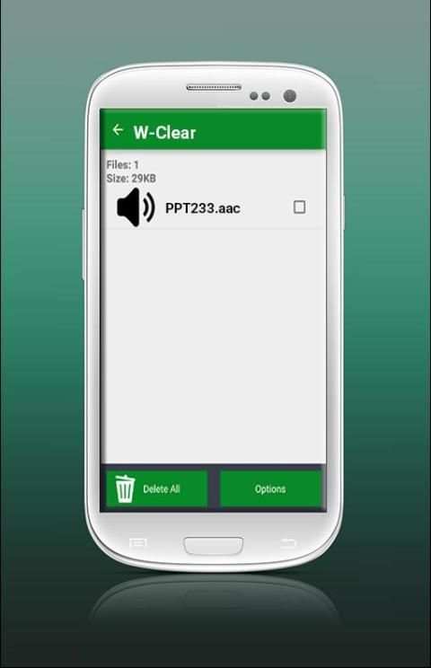 W-Clear Whatsapp Clean screenshot 3