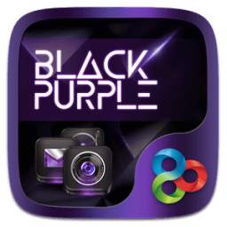 Black Purple GO Launcher Theme