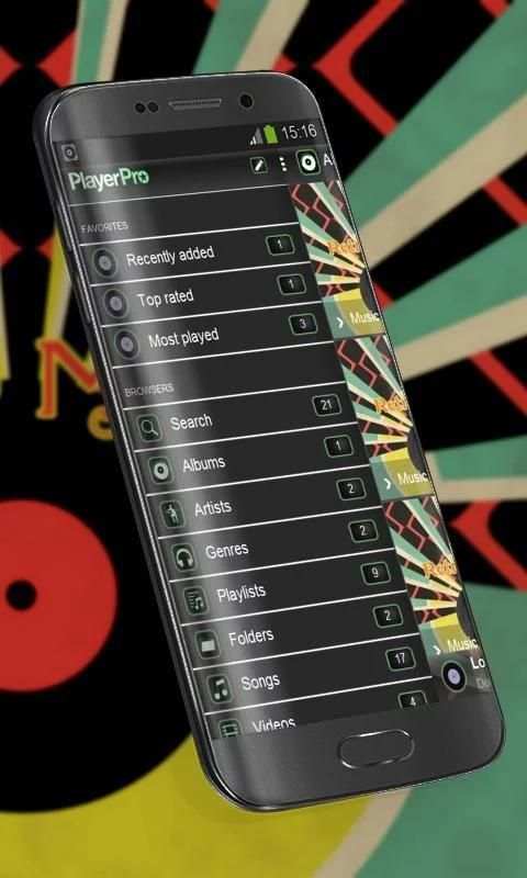 Retro music PlayerPro Skin screenshot 4