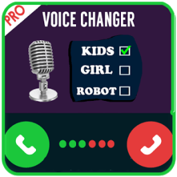 Voice changer calling Pro icon