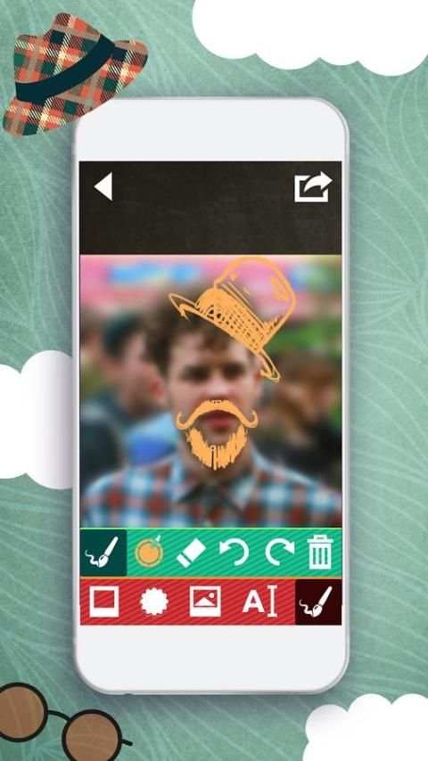 Kumis Jenggot Mengedit Foto screenshot 1