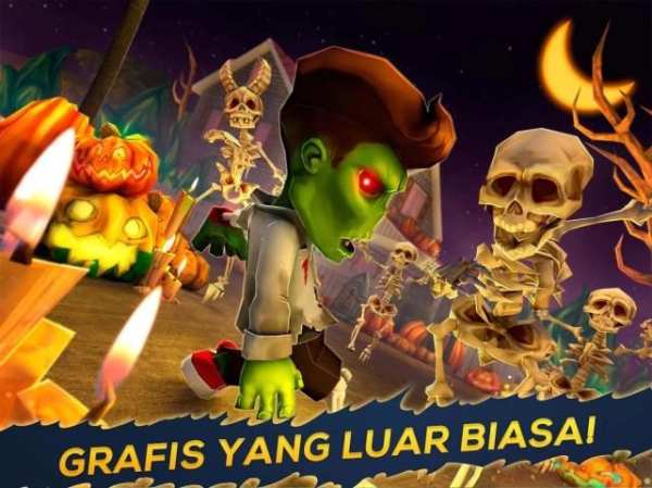 Halloween 3D Zombie Tengkorak screenshot 5