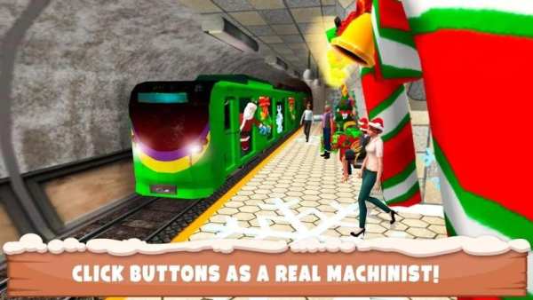 Christmas Train Driving Sim screenshot 1