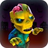 Halloween 3D Zombie Tengkorak logo