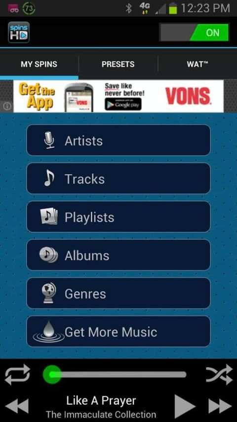 MAX-D HD Audio Player स्क्रीनशॉट 6