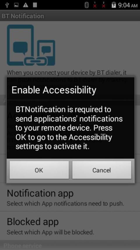 Bt cheap notification apk