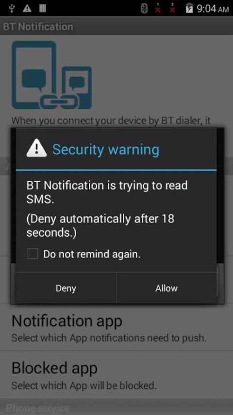 BT Notification 792 12 تصوير الشاشة