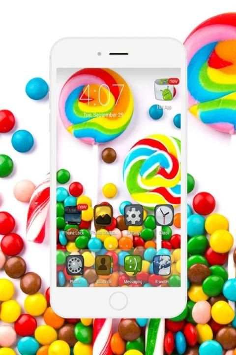Candy Launcher 5 تصوير الشاشة