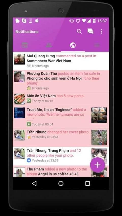 Themes For Facebook - Mini FB screenshot 4