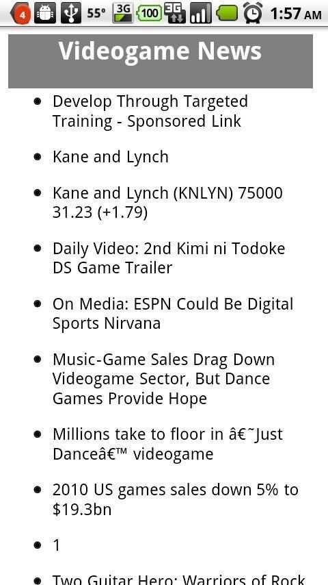 Videogame News screenshot 2