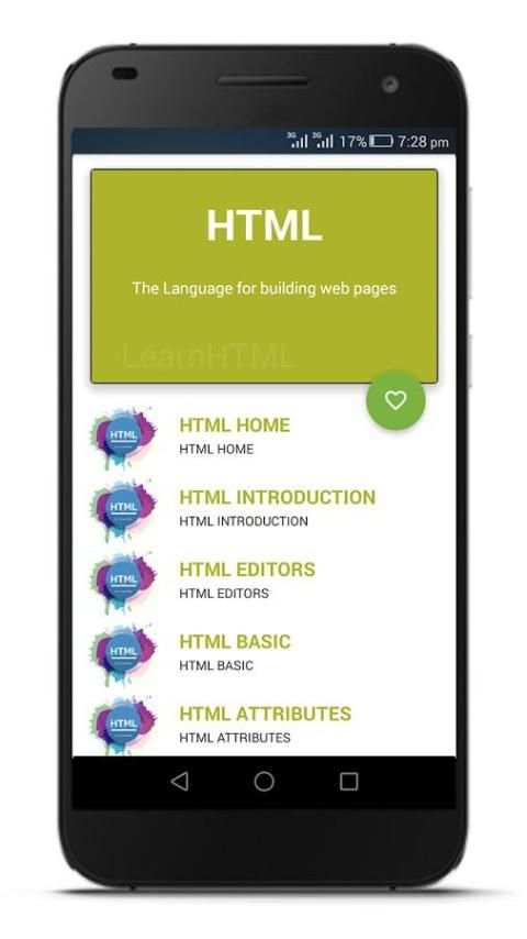 Learn HTML स्क्रीनशॉट 1