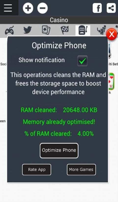 App Launcher with Phone Optimization скриншот 1