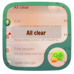 All clear GO SMS icon