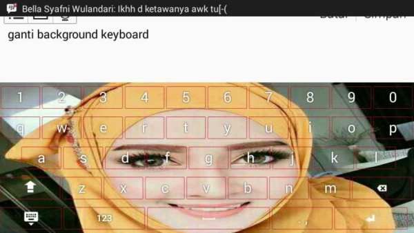 My Foto keyboard screenshot 1