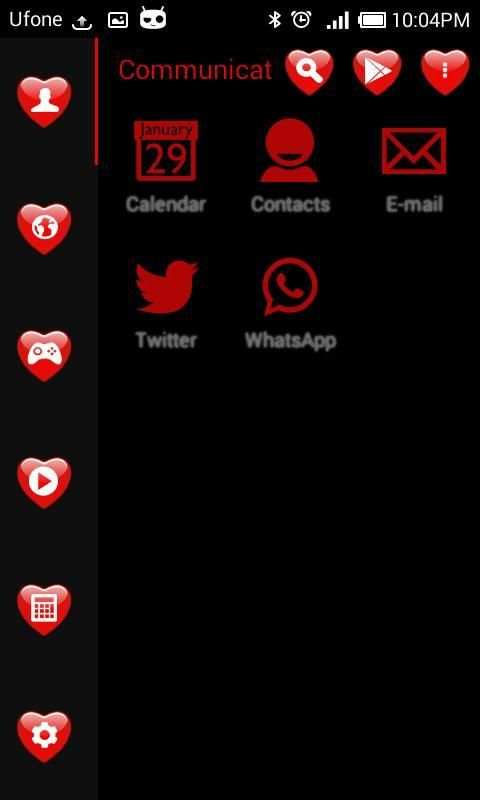 SL Dark Heart Theme скриншот 1