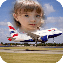 Airplane Photo Frame أيقونة
