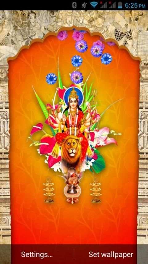 Durga Maa Live wallpaper स्क्रीनशॉट 5