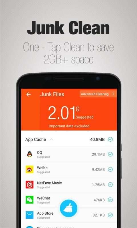 Space Cleaner (Boost & Clean) 4 تصوير الشاشة