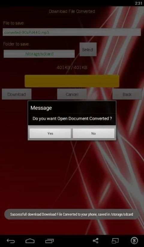 m4a to mp3 converter screenshot 2