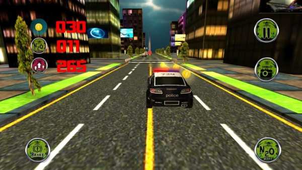 3D Cars Police Chasing Traffic screenshot 2