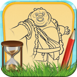 Time Draw for Panda Kung Fu أيقونة