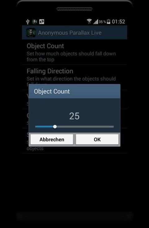 Anonymous Live Wallpaper Hack screenshot 2